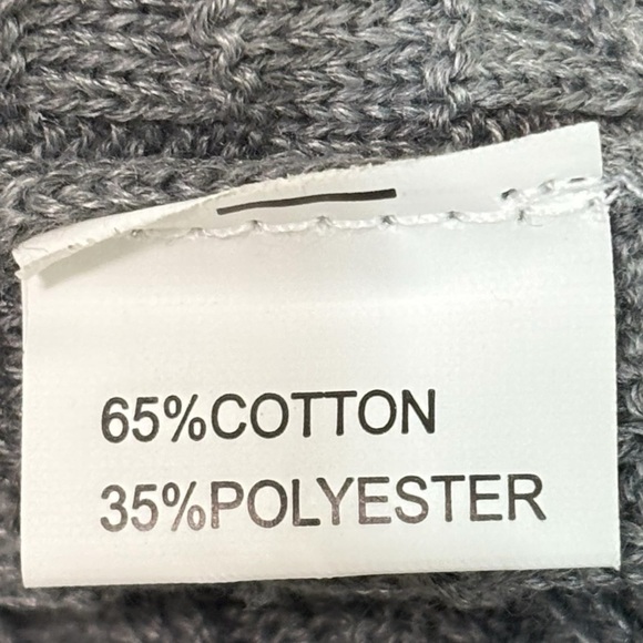 ELK - SIZE LARGE - SOFT GRAY - KNIT LIKE WAFFLE WEAVE - HOODIE - SIZE LARGE B19 - Picture 11 of 12